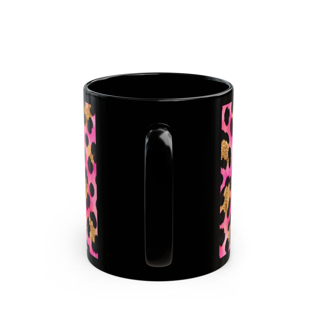 Stamped By Beauty Pink Leopard Mug — Crown Logo