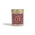 Stamped By Beauty Coconut Apricot Candle — Pink Leopard Label
