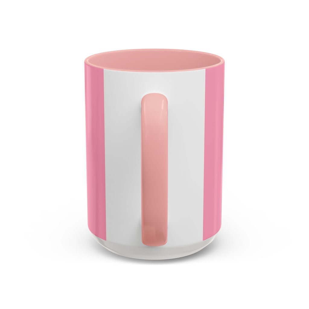 Stamped By Beauty Pink Accent Mug — Crown Script