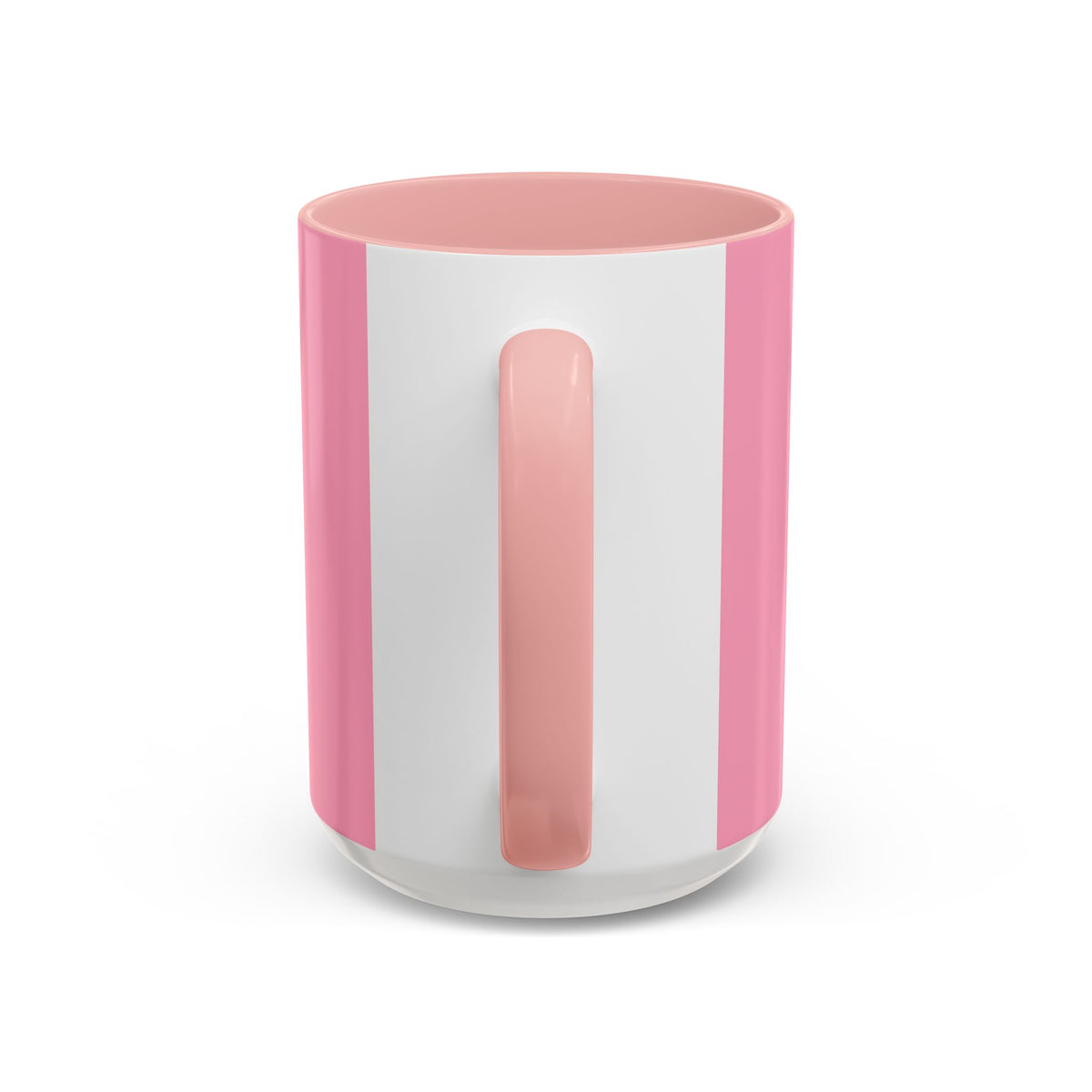 Stamped By Beauty Pink Accent Mug — Crown Script