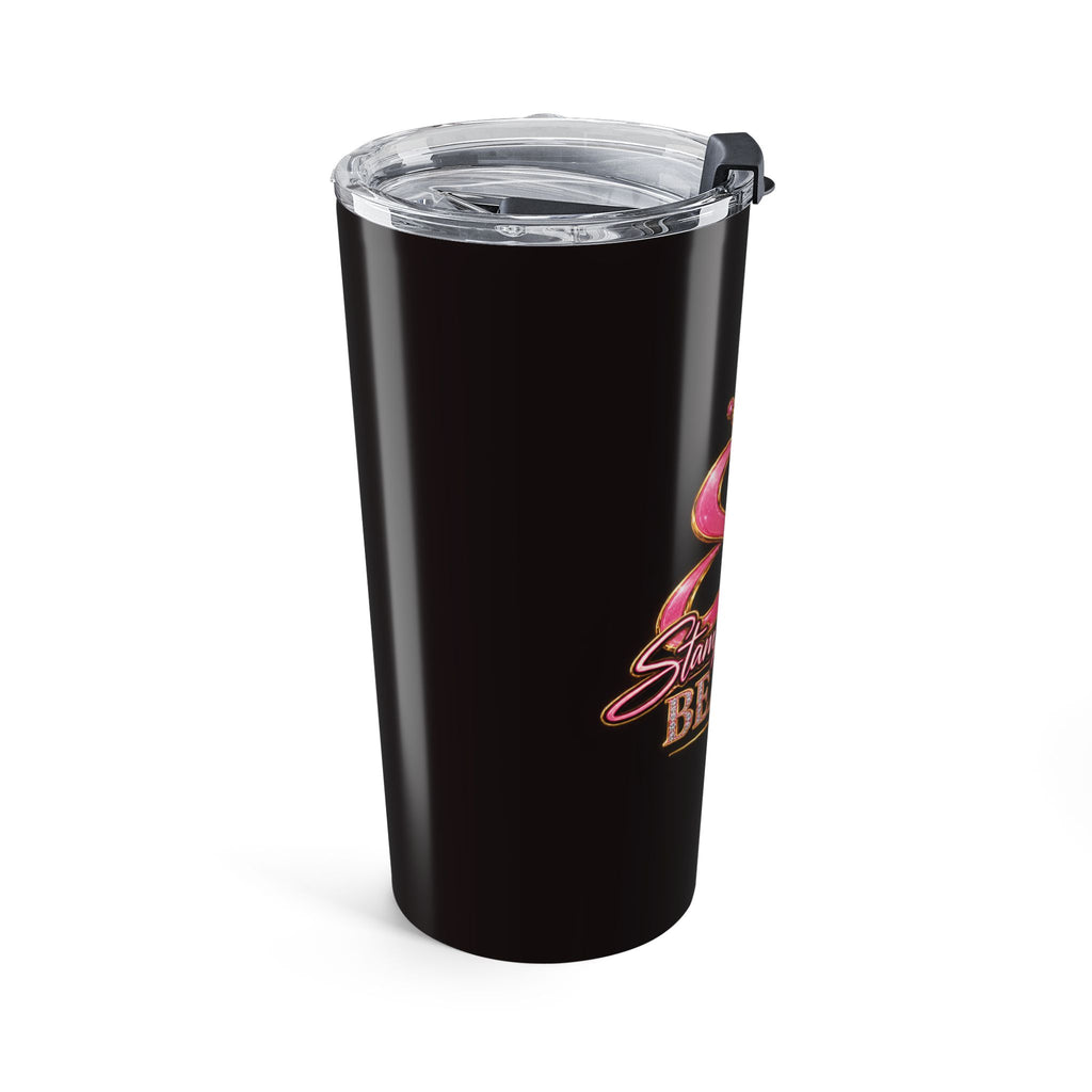 20oz Stamped By Beauty Tumbler — Solid Black Crown