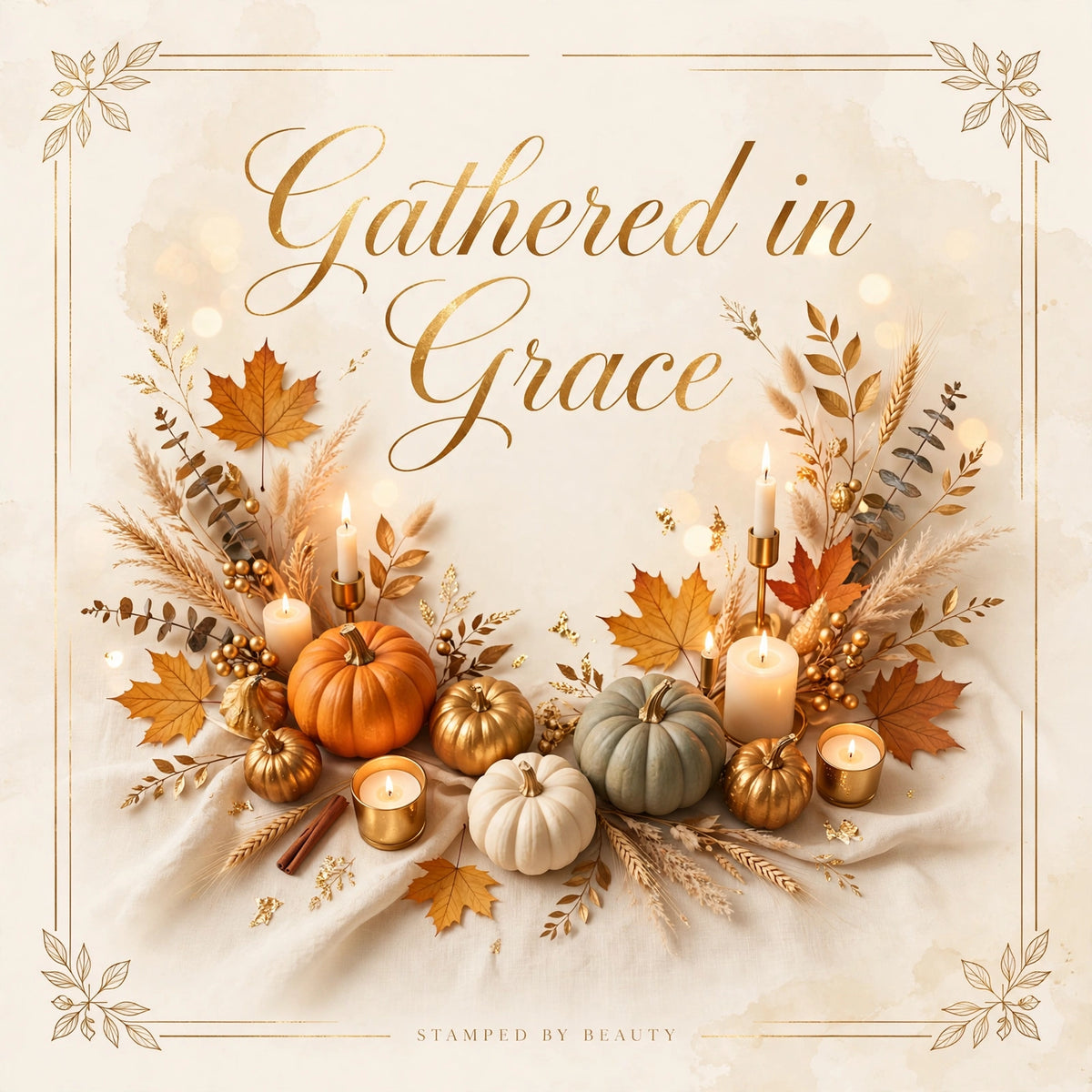 Gathered in Grace | Thanksgiving Gratitude Journal & Hostess Planner – Printable PDF